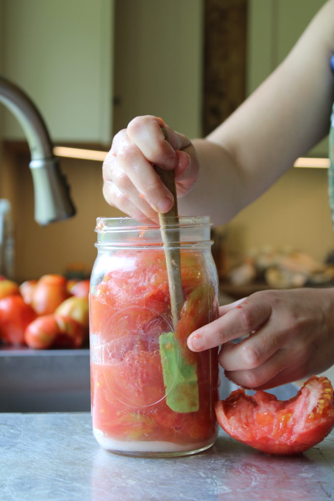 canning whole tomatoes