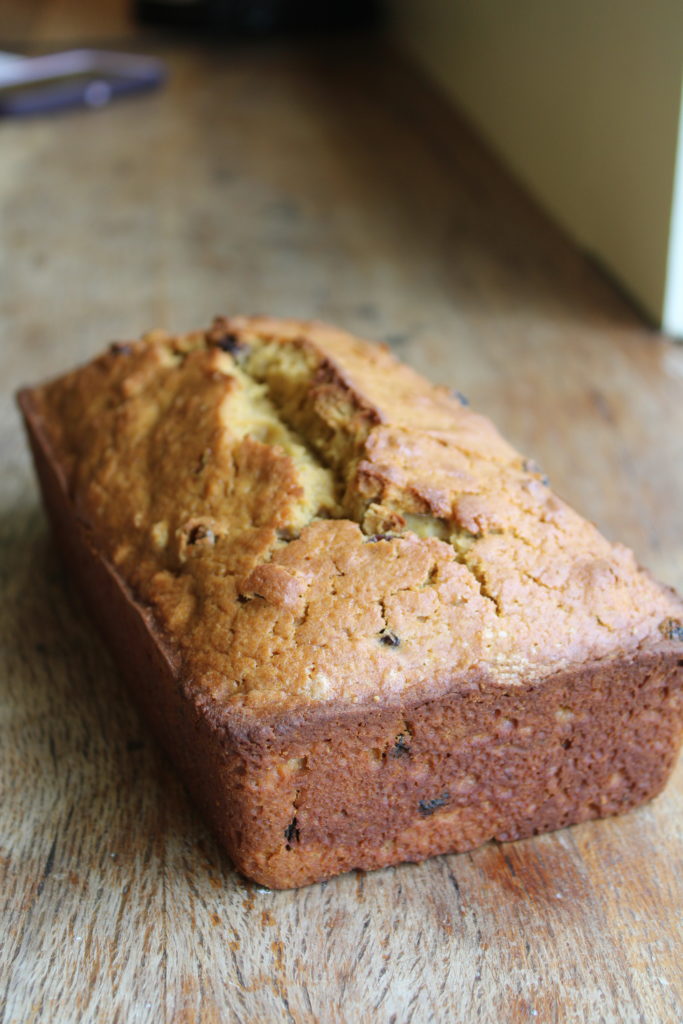 a loaf of sourdough pumpkin bread